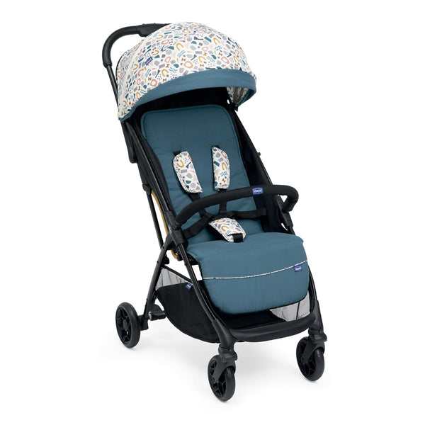 Chicco Glee Lightweight Baby Stroller with Multiple Recline Positions Pram for 0 to 4Y (Upto 22 Kg)- Joyful Teal