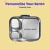 Basil 3+1 Compartment Stainless steel Lunchbox with Mini Box - Bengal Bagh