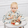 Bibado Short Sleeve Coverall Weaning Bib - Little Loader