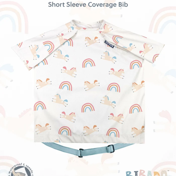 Bibado Short Sleeve Coverall Weaning Bib - Fairytale Foodies