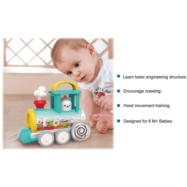 Hola Push Along Train Engine Steam Toys - Dezine Kids