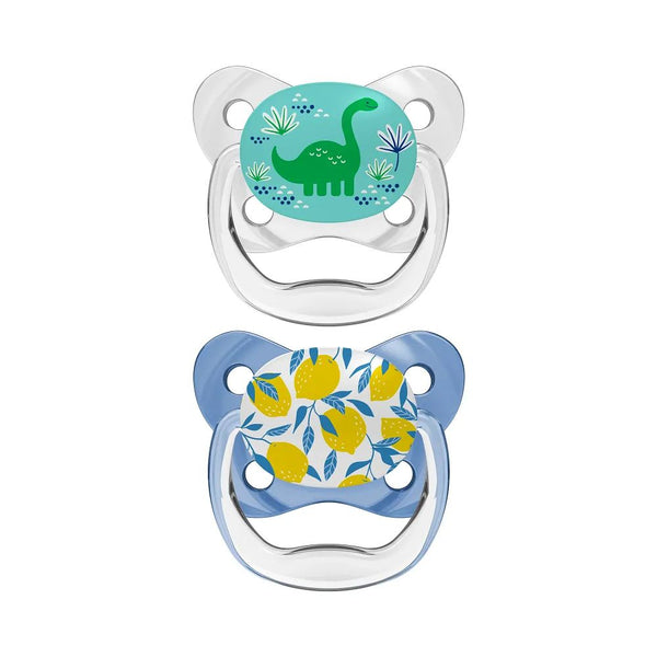 Dr.Browns Prevent Pacifiers Butterfly Shied Soother, Stage 2, Pack of 2 - Blue