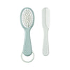 Beaba Baby Brush and Comb Set - Green Blue