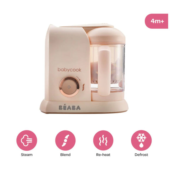 Beaba Babycook Solo 4 In 1 Food Processor - Rose Gold