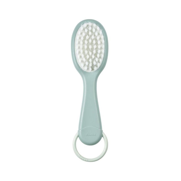Beaba Baby Brush and Comb Set - Green Blue