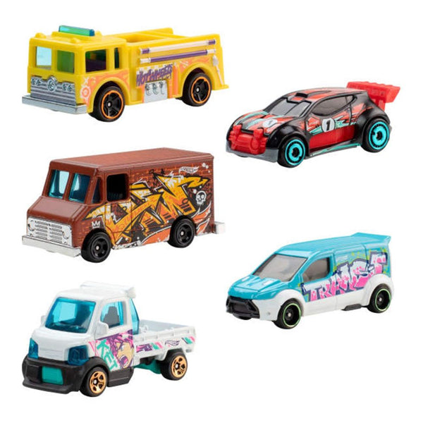 Hot Wheels Metro Sketch Set of 5 Cars