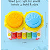 Five Star 2 In 1 Musical Drum Piano with Lights and Animal Sounds - Dezine Kids