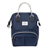Beaba Wellington Diaper Bag, Large Capacity Baby Bag with Changing Mat, Durable, Water Resistant - Blue Marine