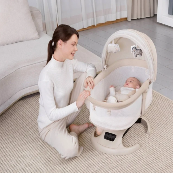 Mastela Infini Orbit Baby Cradle Birth to 36M - Grey - Dezine Kids