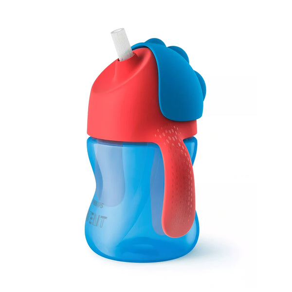 Philips Avent Bendy Twin Handle Straw Cup 200 ml - Blue