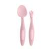 B.Box Toddler Cutlery Set Spoon and Fork - Blush Pink