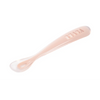 Beaba 1st Stage Silicone Spoon with Ultra Soft Tip, Gum Friendly, Ergonomic Handles, BPA Free - Cotton Candy