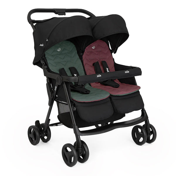Joie Stroller Aire Twin Birth+ to 15 kg - Shale - Dezine Kids