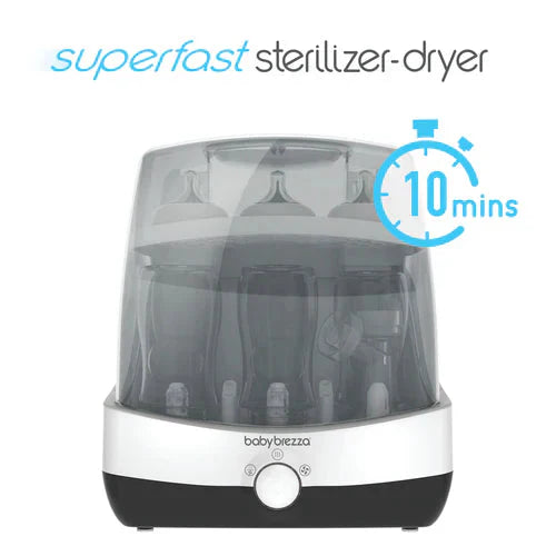 Baby Brezza Superfast Baby Bottle Sterilizer and Dryer - Dezine Kids