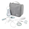 Beaba Grooming Kit, Hanging Toiletry Pouch with 9 Accessories - Blue