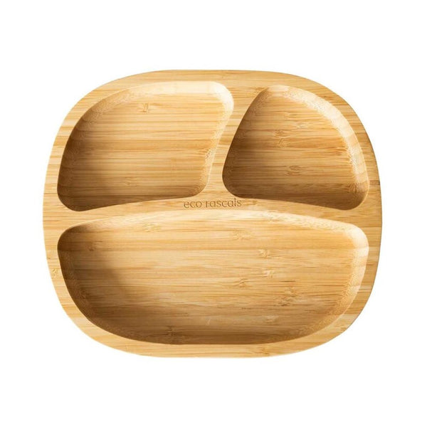 Eco Rascals Plato Bamboo Antideslizante