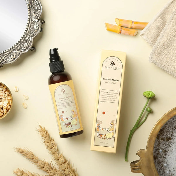 Maasoom Mukhra Ayurvedic Kids Face Wash - dezinekids.com