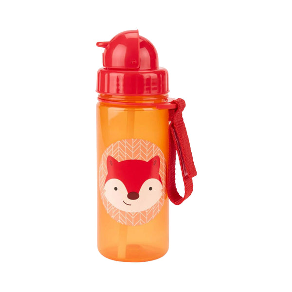 Skip Hop Zoo Back To School Straw Bottle Sipper - Fox