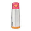 B.Box Insulated Sport Spout Drink Water Bottle 500 ml - Strawberry Shake Pink Orange