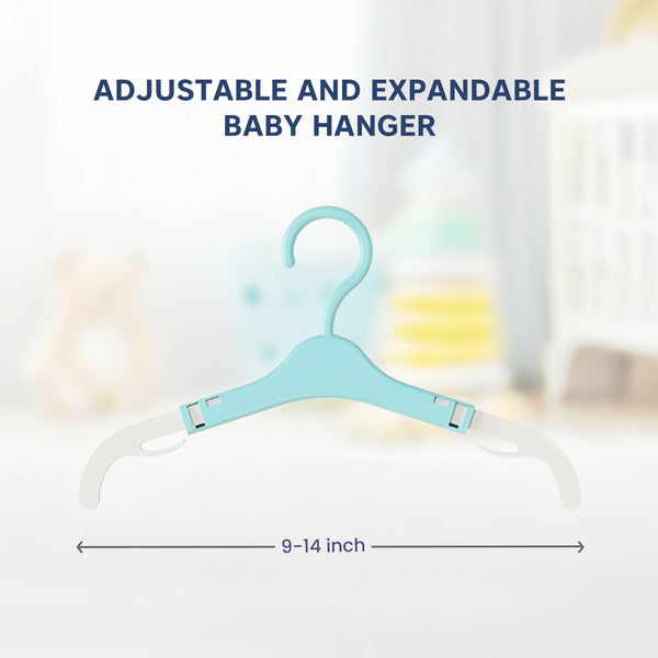 Hopop Adjustable Anti-Slip Baby Clothes Hangers – pack of 6 - Dezine Kids