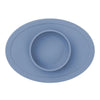 EzPz Tiny Bowl 100% Food Grade Silicone Suction Bowl Non Slip & Microwave Safe - Indigo - Dezine Kids
