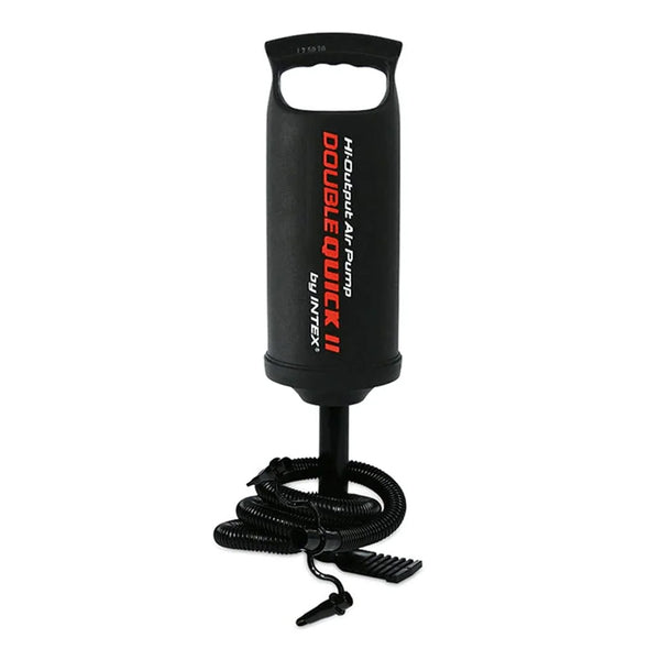 Intex Double Quick II Hand Pump, Air Pump for Inflatables - Black - Dezine Kids