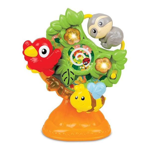 Winfun Jungle Friends Spinning TreeInteractive Toy with Suction Cup