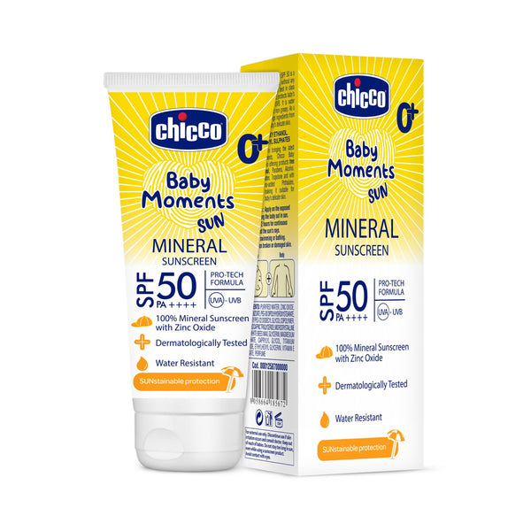 Chicco Baby Moments Mineral Sun Cream SPF 50 - 75g