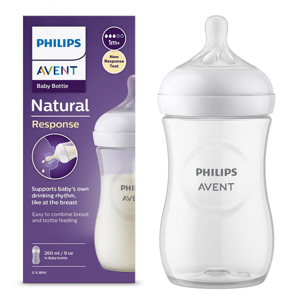 Philips Avent Feeding Bottle With Natural Response Nipple - 260 ml