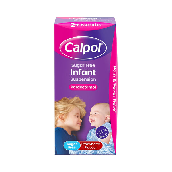 Calpol Sugar Free Infant Suspension Paracetamol - 100 ml - Dezine Kids