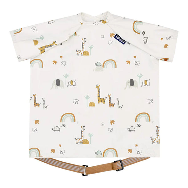 Bibado Short Sleeve Coverall Weaning Bib - Serengeti Spaghetti