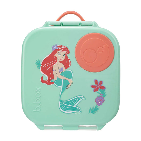 B.Box Mini Lunchbox with Adjustable Divider - Disney Mermaid