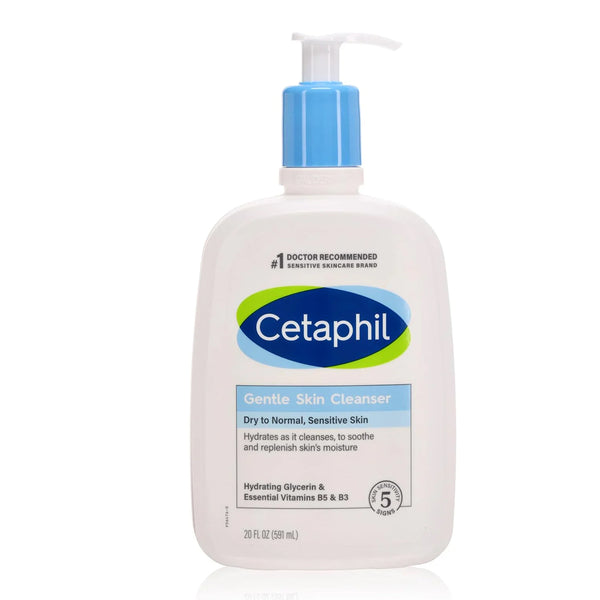 Cetaphil Gentle Skin Cleanser, Dry to Normal, Sensitive Skin - 591ml