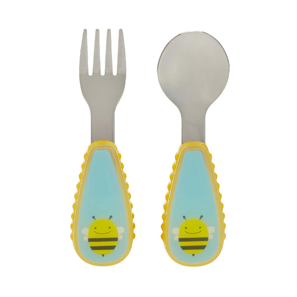 Skip Hop Zoo Utensils Fork & Spoon - Bee
