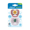 Dr. Browns Blue Space Advantage Pacifiers Stage 1, Pack of 2 - Lavender Love - Dezine Kids