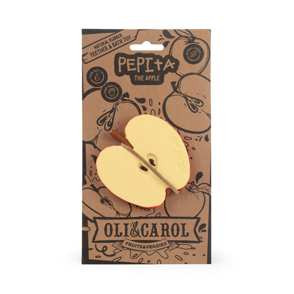 Oli & Carol Pepita The Apple Natural Rubber Teether