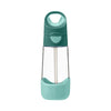 B.Box Tritan Straw Drink Bottle 450 ml - Emerald Forest Green