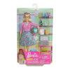Barbie Teacher Doll, Blonde, with 10 Teaching Accessories, Including Spinning Globe and a Laptop That Opens and Closes