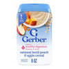 Gerber Cereal for Sitters, 6+ months - Oatmeal Lentil Peach Apple