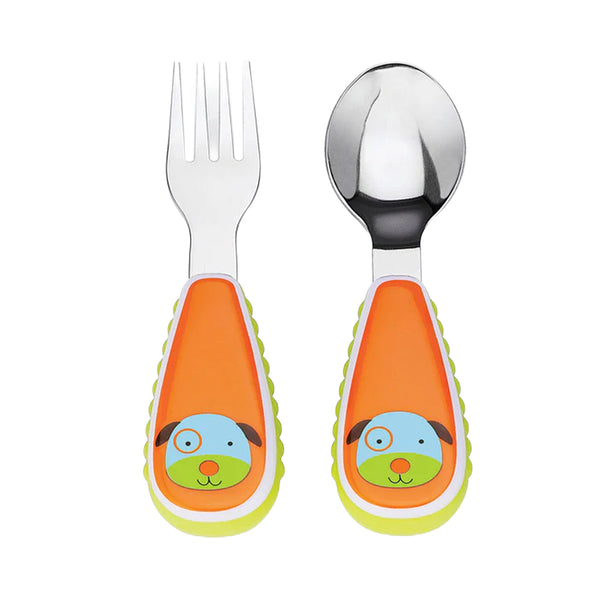 Skip Hop Zoo Utensils Fork & Spoon - Dog