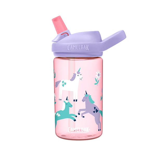 Camelbak Eddy+ Kids 0.4L Water Bottle - Unicorn Floral - Dezine Kids