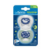 Dr.Browns Blue Advantage Pacifiers Stage 1 Glow in the Dark, Pack of 2 - Blue Ocean - Dezine Kids