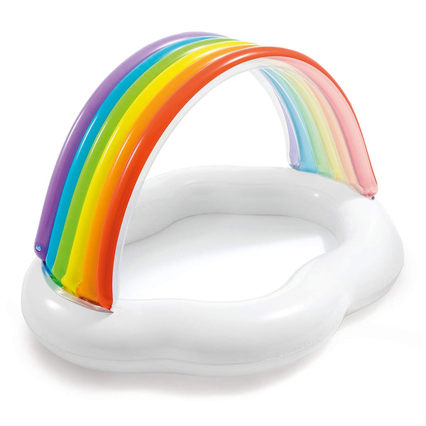 Intex Rainbow Cloud Inflatable Spray Baby Pool - Dezine Kids
