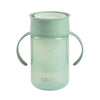 Beaba 360° Baby Learning Cup with Anti-Drip Disc, Dual handle & Spillproof Sippy Cup for Toddlers, 340 ml - Sage Green