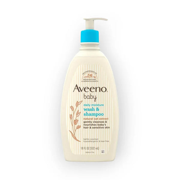 Aveeno Baby Gentle Wash and Shampoo - 532ml