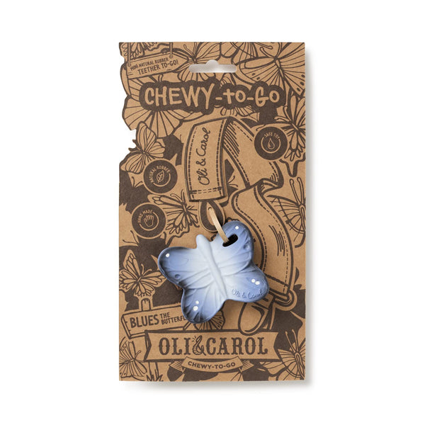 Oli & Carol Blues The Butterfly Chewy Teether