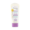 Aveeno Baby Continuous Protection Zinc Oxide Mineral Sunscreen Lotion For Sensitive Skin Spf 50 - 88ml