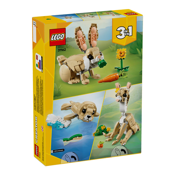 Lego Creator 3 in 1 Cute Bunny Toy Animal Playset