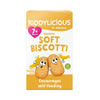 Kiddylicious Banana Soft Biscotti Snack for Babies 7M+, Encourages Self-Feeding, 6 Twin Packs - 120g - Dezine Kids