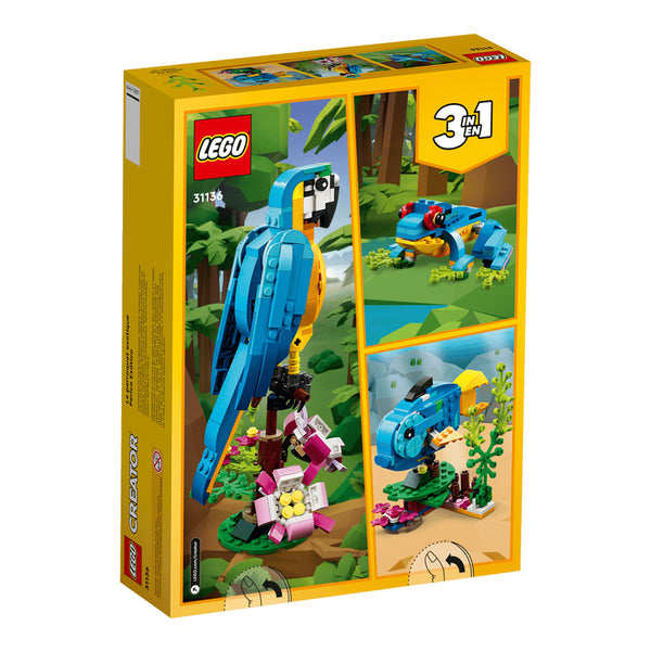 Lego Creator Exotic Parrot Building Toy Set
